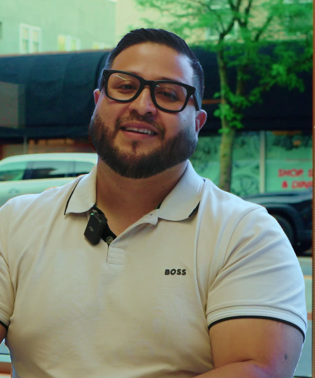Miguel Lopez at the Compass office in the Twin Cities